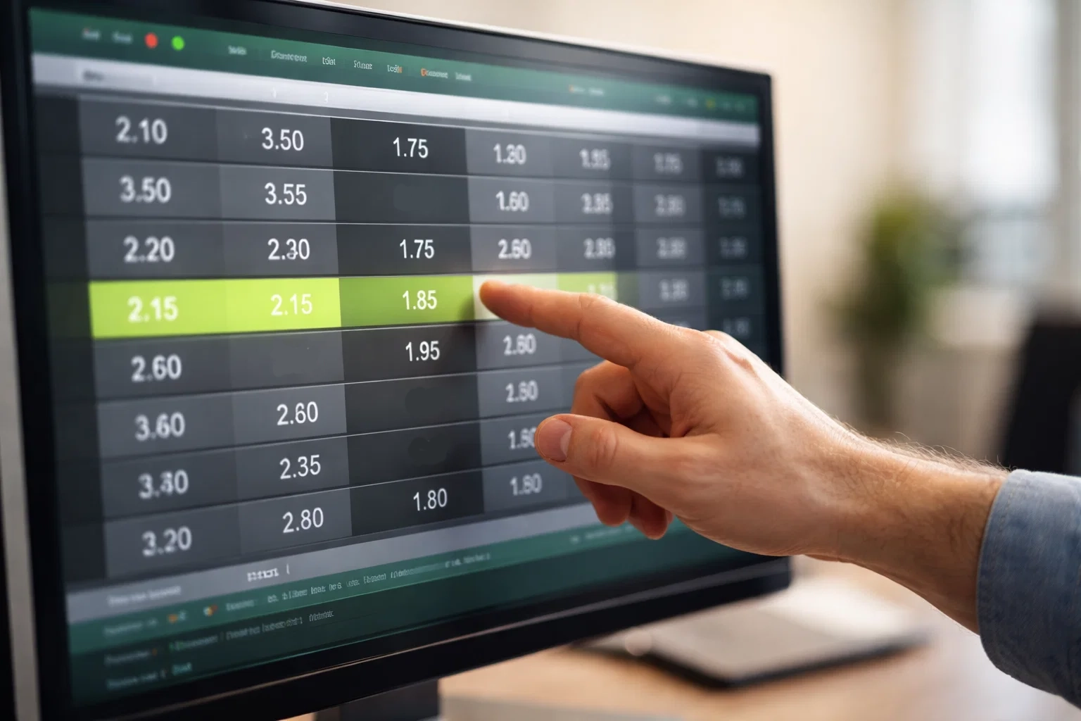 Tennisser met gefocuste blik toont mentale concentratie